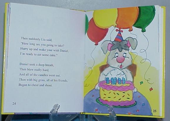 Birthday Wish, personalized birthday book