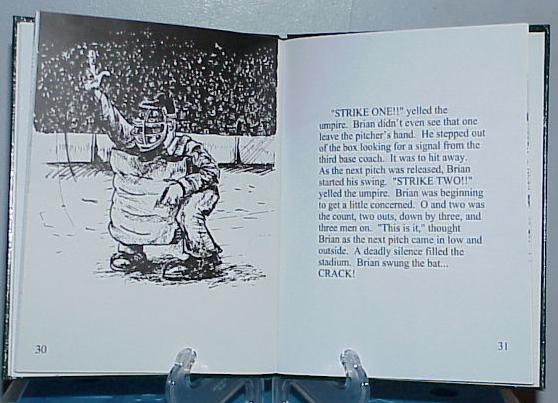 personalized baseball book