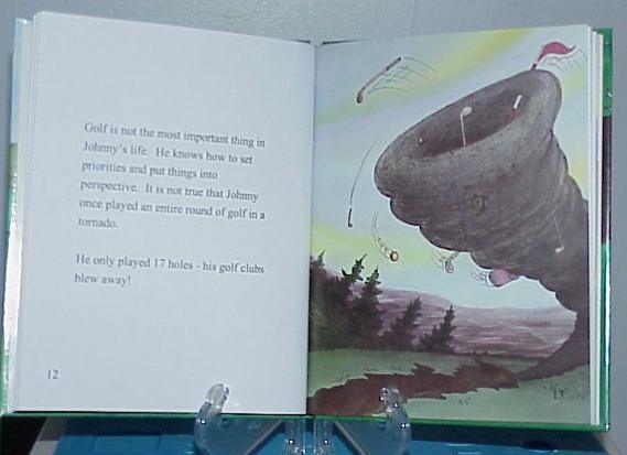 personalized book about golf