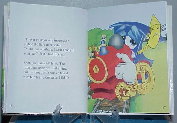 personalized book about trains